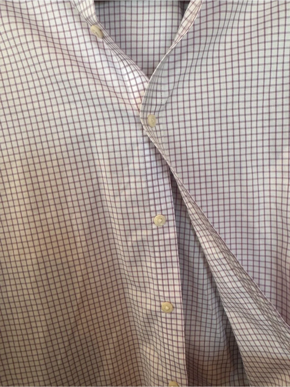 J. Crew Men’s Light Pink Check Button-Down Shirt